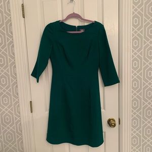 Vince Camuto dark green dress